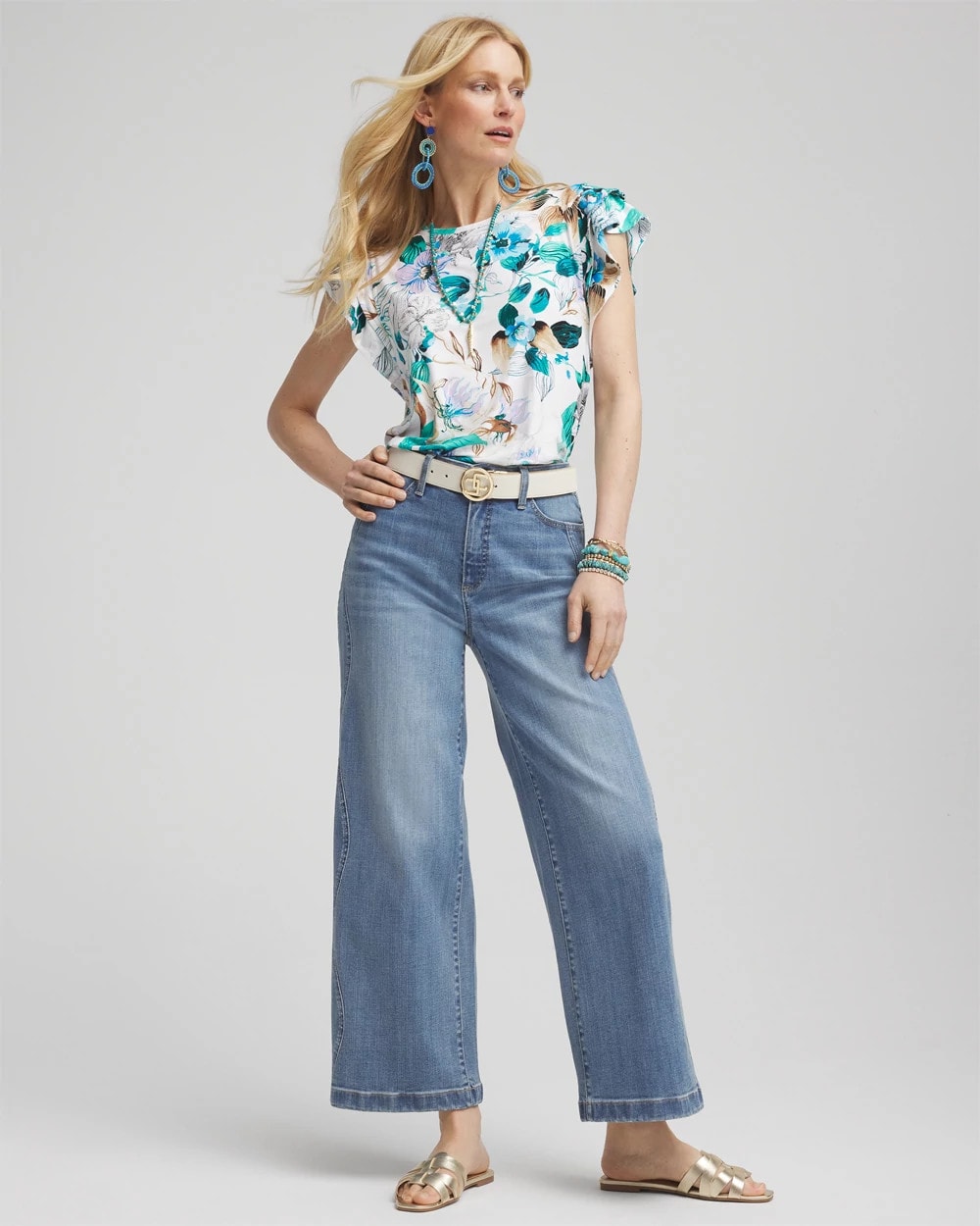 Chico's Customer Favorite | Touch of Cool™ Flutter Sleeve Tee