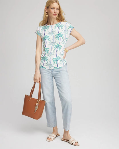 Chico's Exclusive | Cap Sleeve Dolman Tee