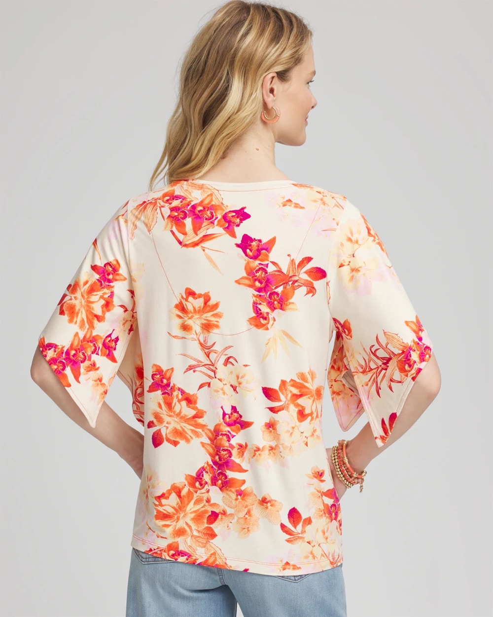 Chico's Value | Touch of Cool™ Handkerchief-Sleeve V-Neck Tee