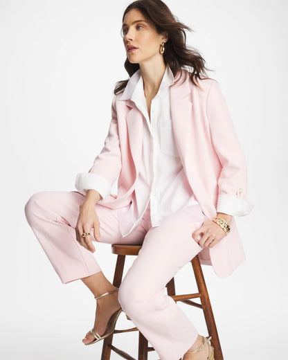 Chico's Discount | Poplin Organza Collared Shirt