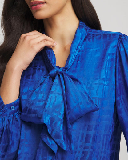 Chico's Latest | Jacquard Tie-Front Blouse