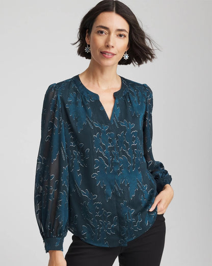 Chico's Recommended | Novelty Texture Blouse