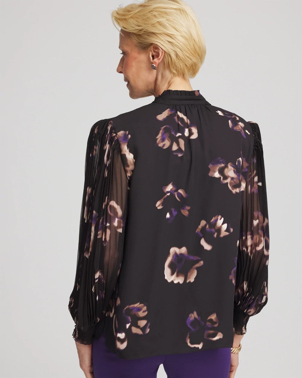 Chico's Best Seller | Fjord Flora Opaque Crepe Blouse