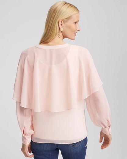 Chico's Great Value | Georgette Cape Blouse