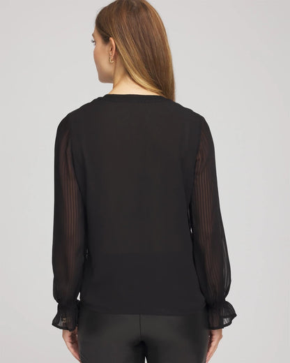 Chico's Deals | Georgette Polka Dot Blouse