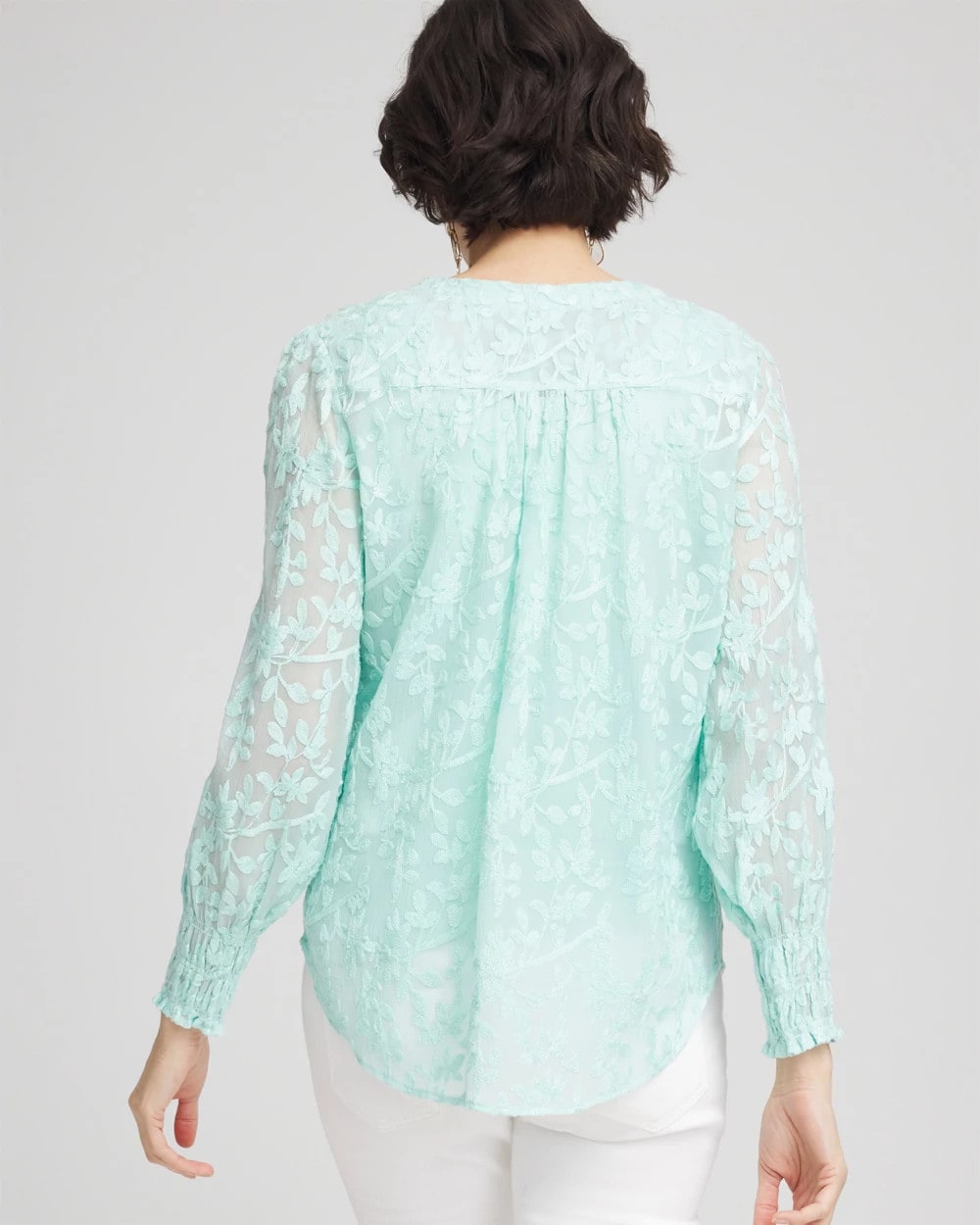 Chico's Latest | Floral Soutache V-Neck Blouse