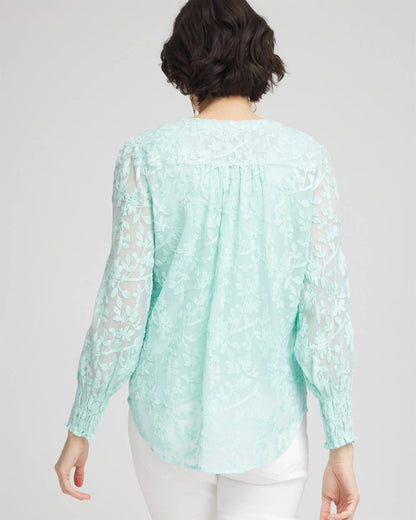 Chico's Latest | Floral Soutache V-Neck Blouse