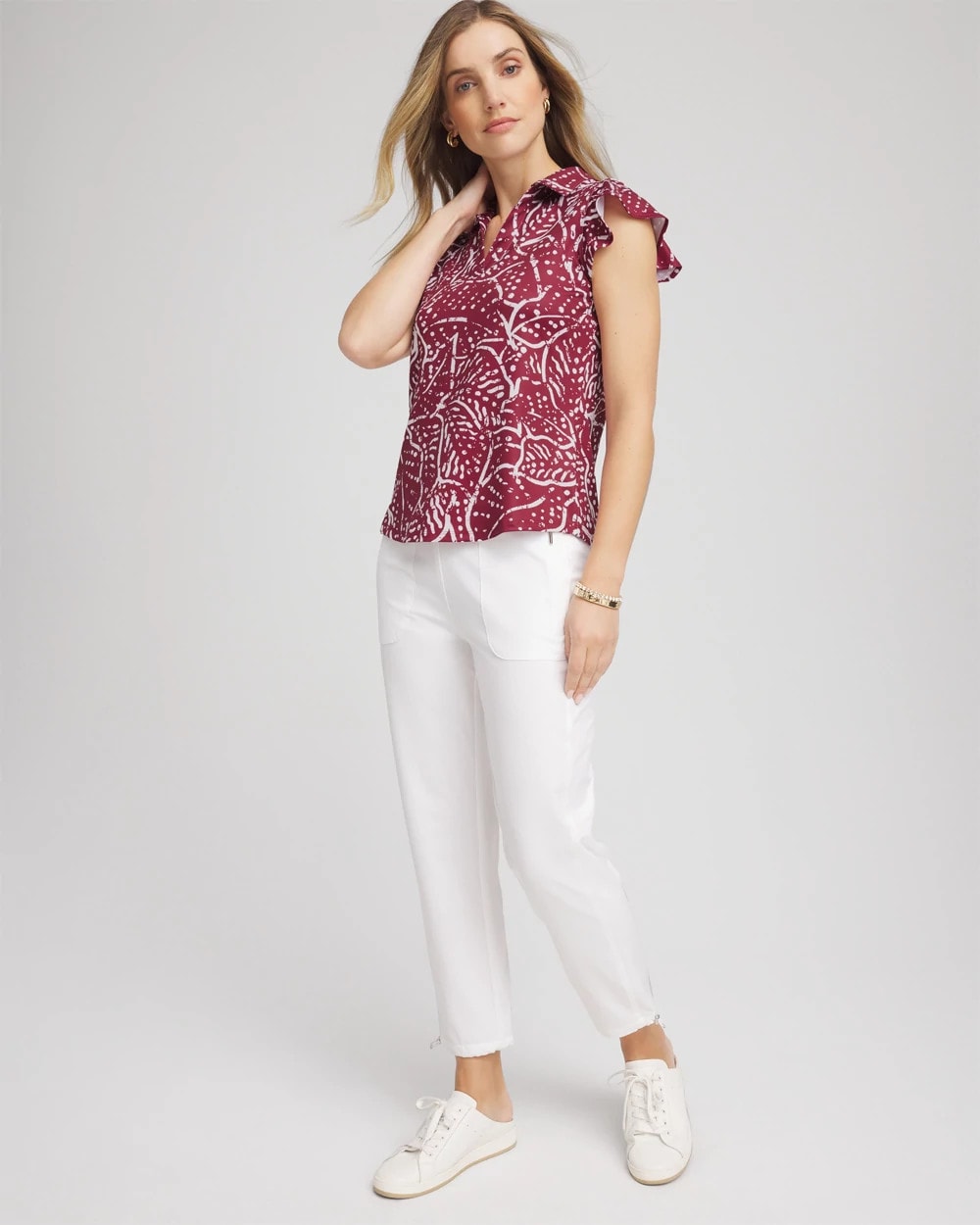 Chico's Recommended | Zenergy® UPF Printed Polo Top