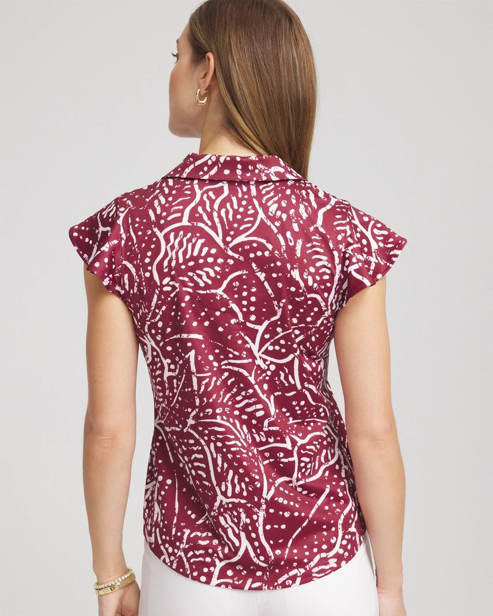 Chico's Recommended | Zenergy® UPF Printed Polo Top