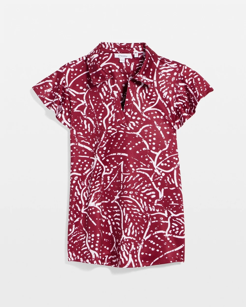 Chico's Recommended | Zenergy® UPF Printed Polo Top