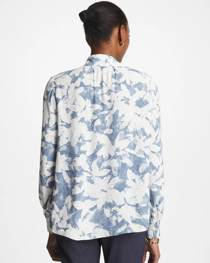 Chico's Quality | Faux Silk Mockneck Blouse