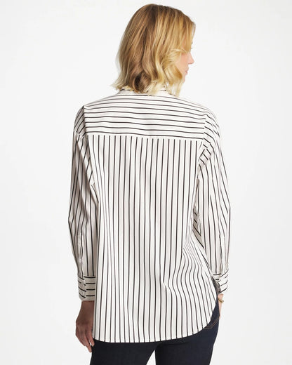 Chico's Value | Striped Poplin Applique Tunic