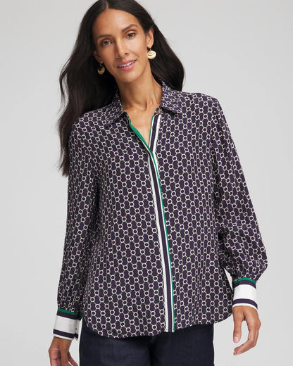 Chico's Essential | Faux Silk Twill Shirt