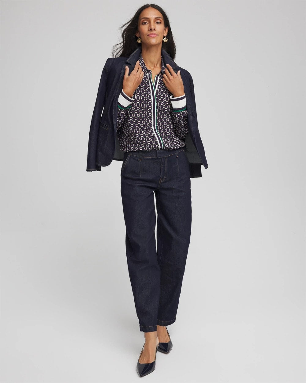 Chico's Essential | Faux Silk Twill Shirt