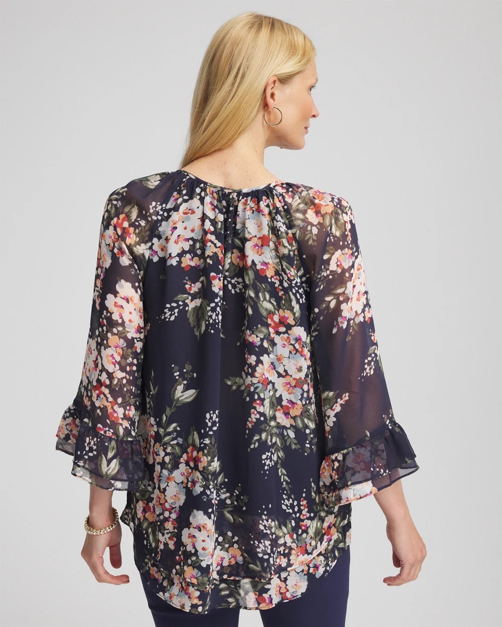 Chico's Essential | Floral Georgette Blouse