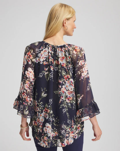 Chico's Essential | Floral Georgette Blouse
