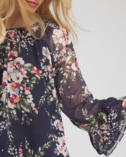 Chico's Essential | Floral Georgette Blouse