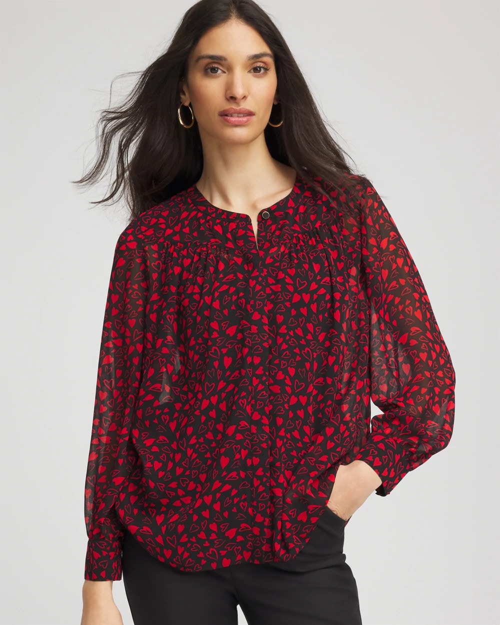 Chico's Exclusive | Lover Girl Georgette Blouse