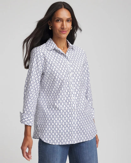 Chico's Exclusive | No Iron™  Chain Connection Shirt