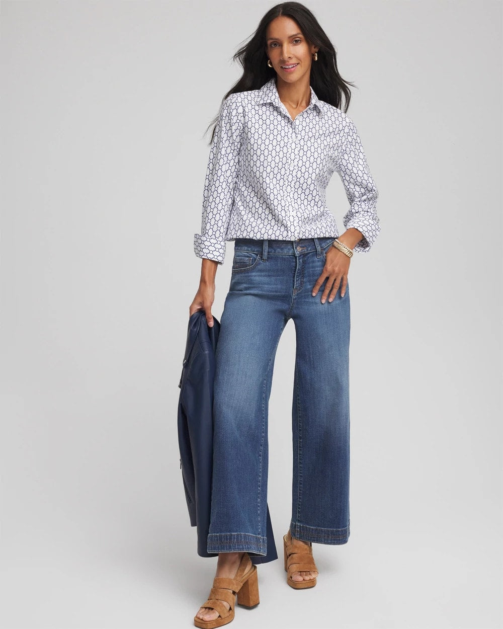 Chico's Exclusive | No Iron™  Chain Connection Shirt