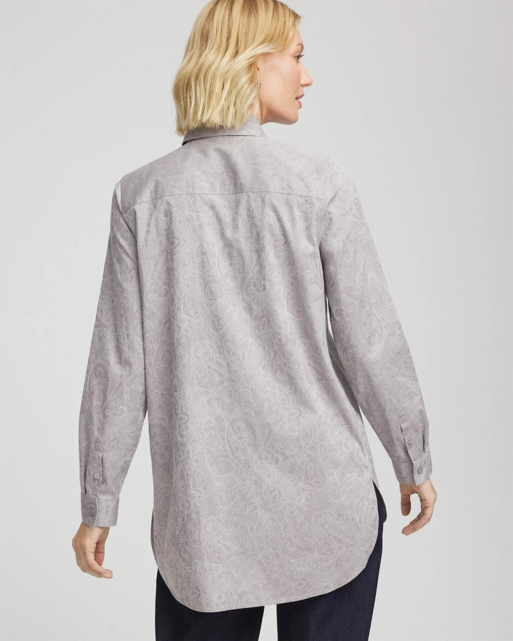 Chico's Smart Buy | No Iron™ Lace Jacquard Stretch Tunic