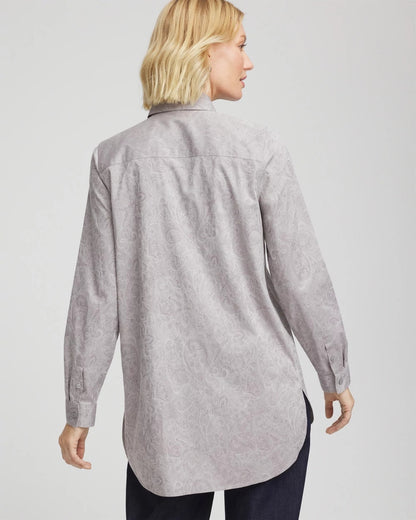 Chico's Smart Buy | No Iron™ Lace Jacquard Stretch Tunic
