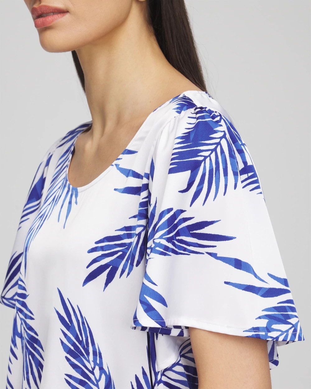 Chico's Trending | Flutter Sleeve Satin Top