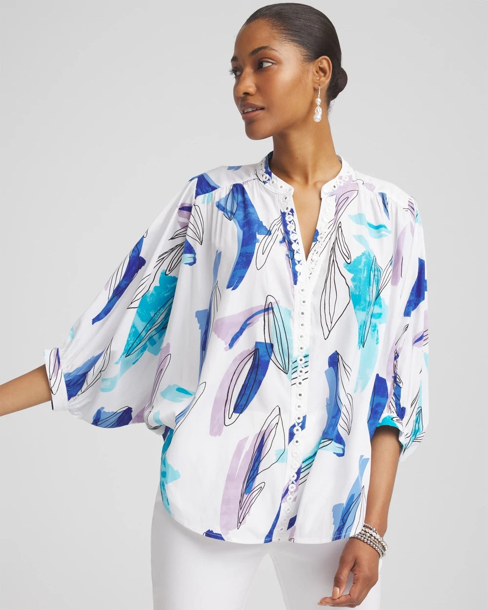 Chico's Everyday | Batwing Sleeve Top