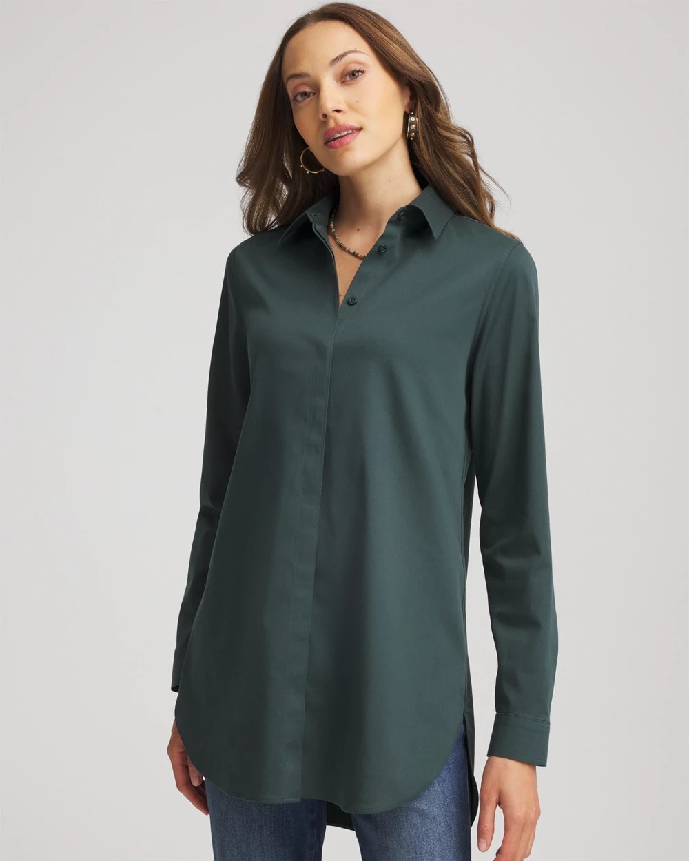 Chico's Deals | No Iron™ Long-Sleeved Tunic