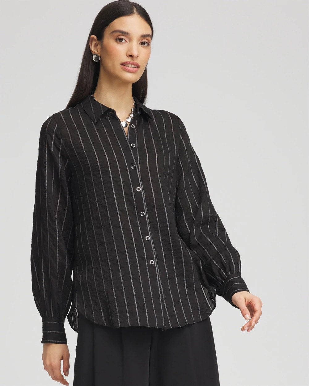 Chico's Customer Favorite | Classic Soft Button-front Blouse