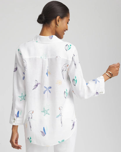 Chico's Smart Buy | No Iron™ Island Linen Shirt