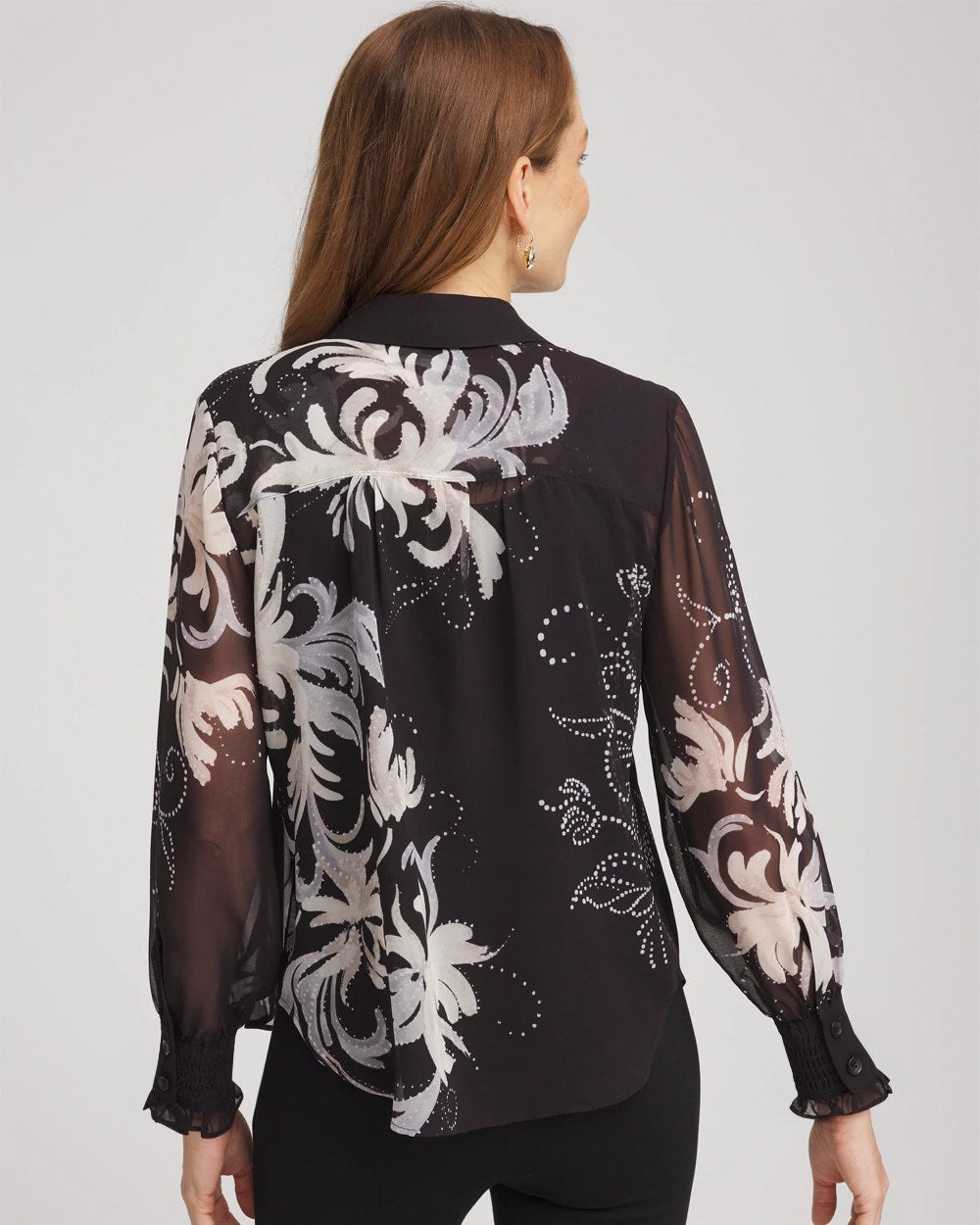 Chico's Classic | Georgette Flow Print Blouse