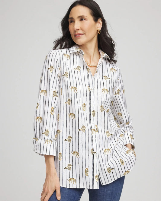 Chico's Great Value | No Iron™ Leopard Graphic Shirt