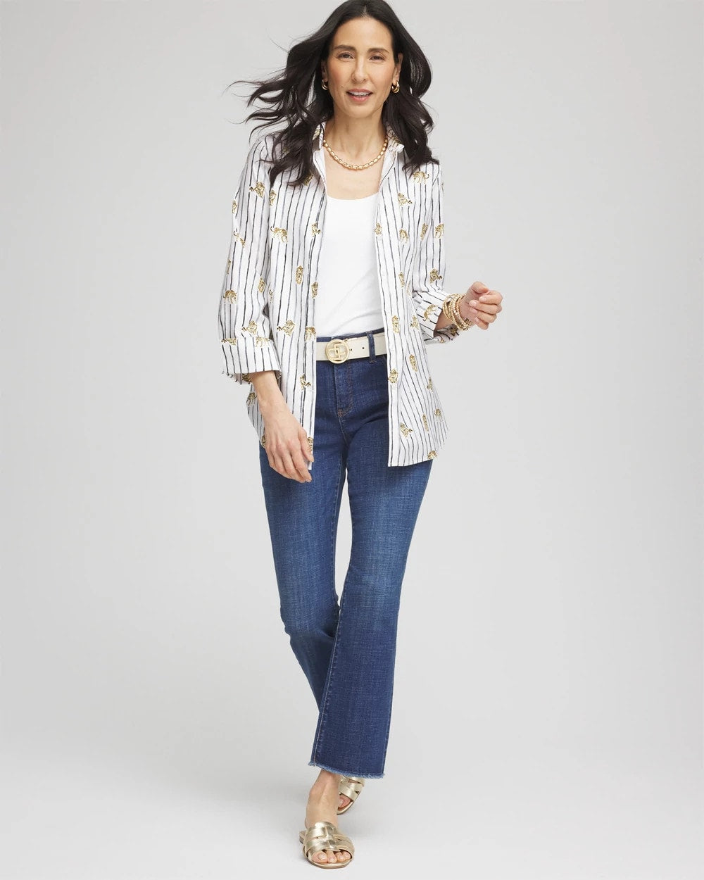 Chico's Great Value | No Iron™ Leopard Graphic Shirt