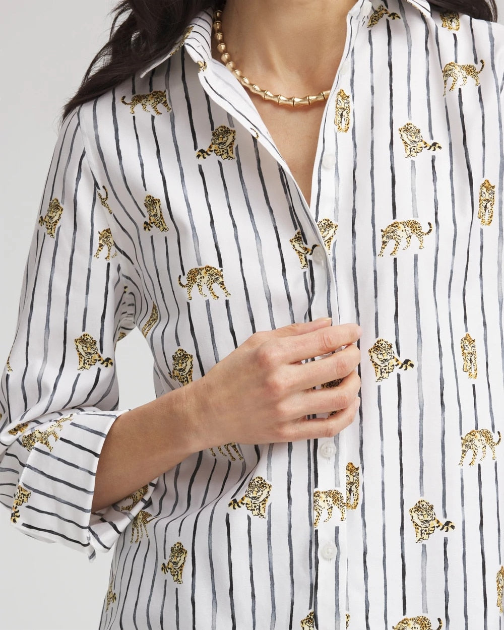 Chico's Great Value | No Iron™ Leopard Graphic Shirt