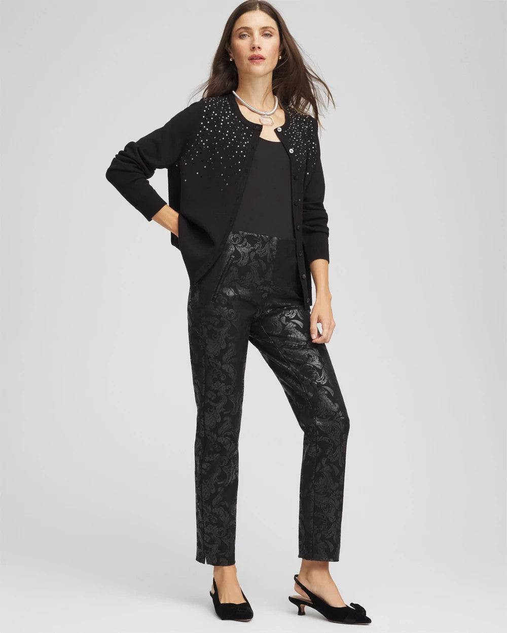 Chico's New | Ombré Rhinestone Cardigan