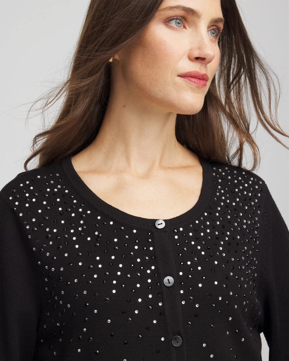 Chico's New | Ombré Rhinestone Cardigan