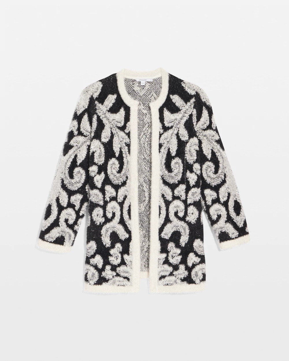 Chico's Smart Buy | Abstract Fuzzy Cardigan
