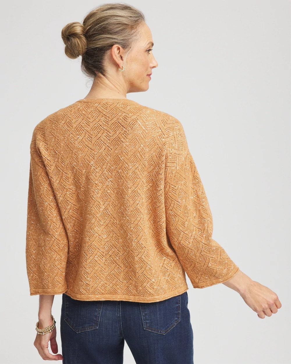 Chico's Hot Sale | Tweed Cropped Sweater