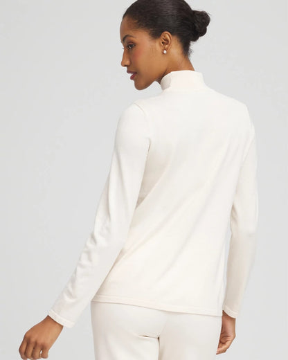 Chico's Trending | Ella Embellished Mockneck Sweater