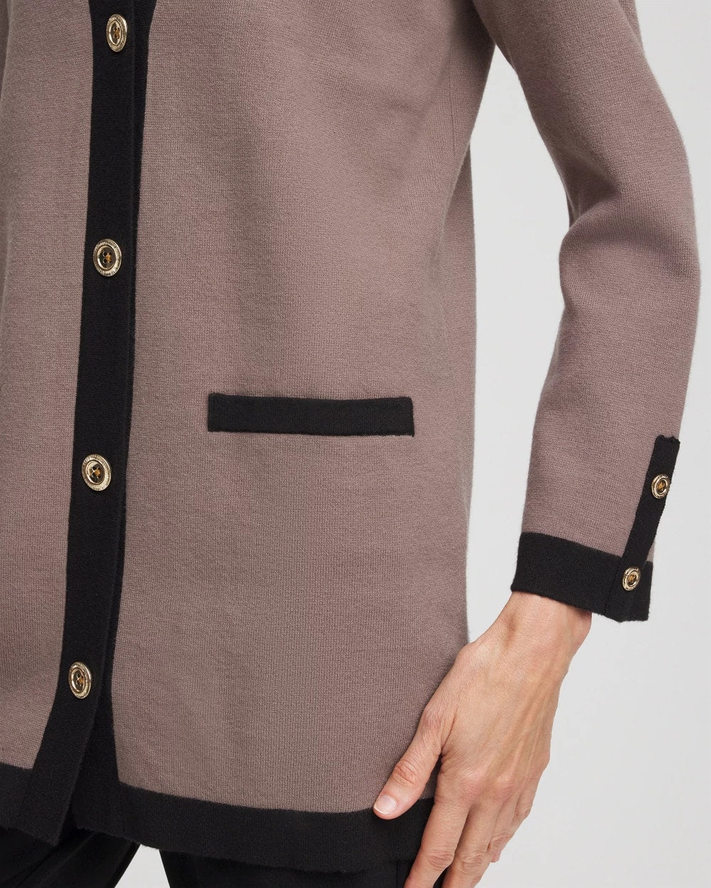 Chico's Trending | Travelers™ Tipped Button-Down Cardigan