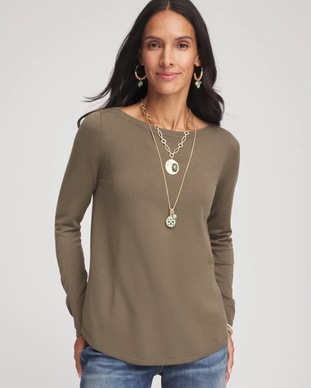 Chico's Value | Ella Bateau Pullover Sweater
