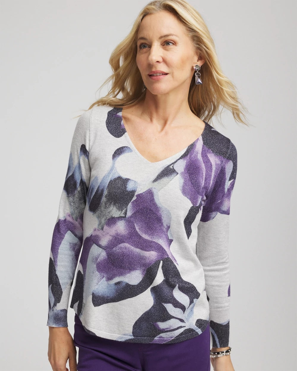 Chico's Recommended | Ella V-Neck Pullover Sweater