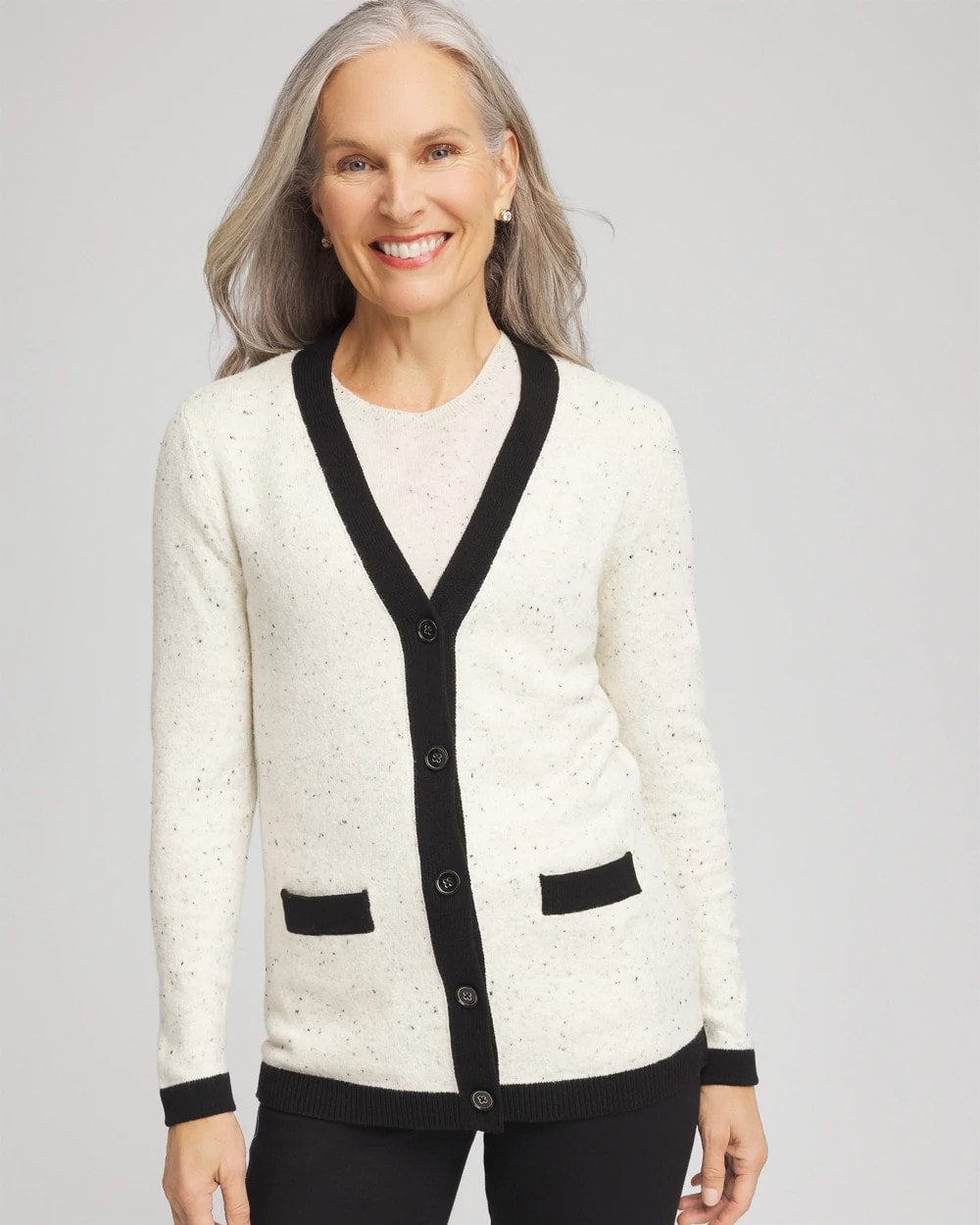 Chico's Popular | Tipped Lady Jacket Cardigan