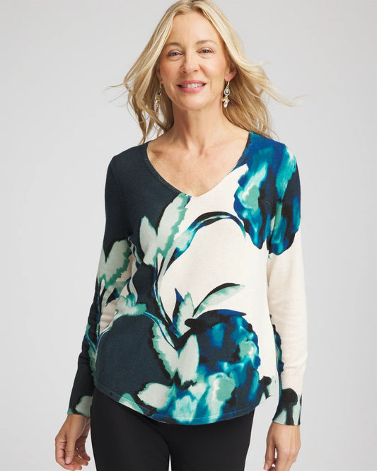 Chico's Trending | Ella Glacier V-Neck Pullover