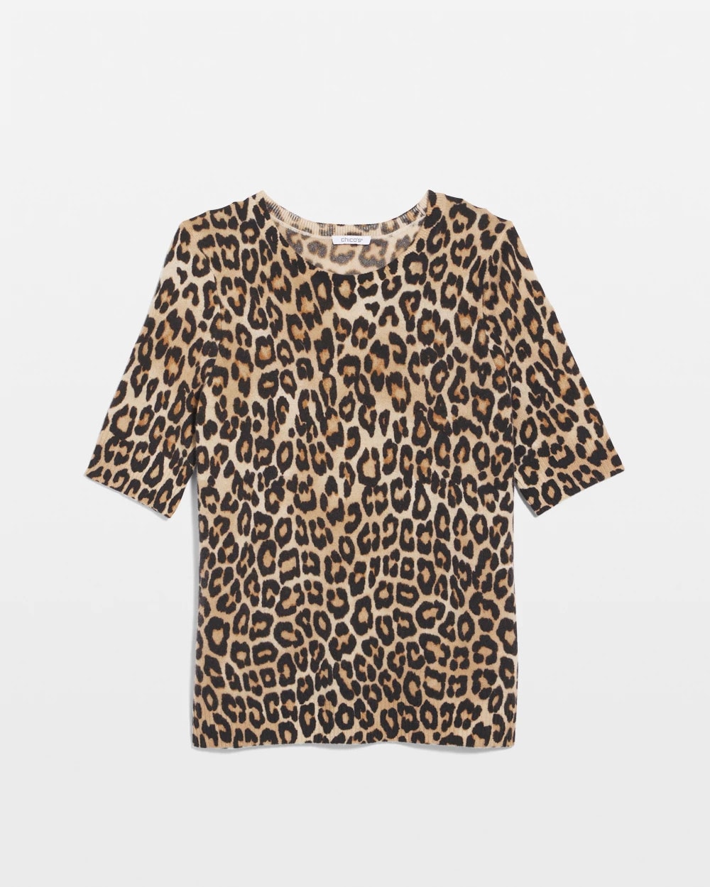 Chico's Trending | Cashmere Animal Elbow-Sleeve Pullover