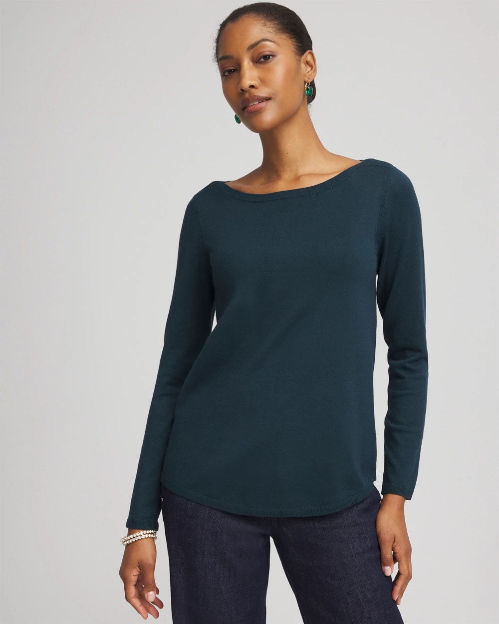 Chico's Best Price | Ella Boatneck Sweater