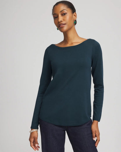 Chico's Best Price | Ella Boatneck Sweater