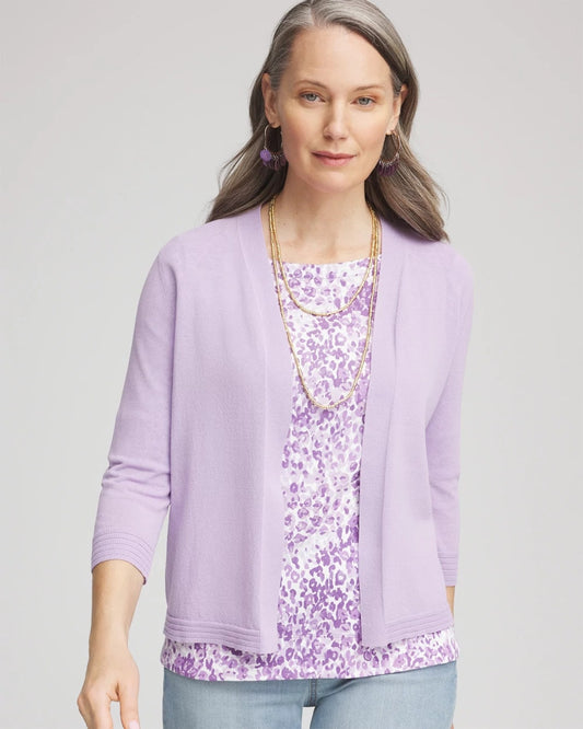 Chico's New | Summer Romance Short Cardigan