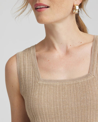 Chico's Best Price | Rib Stitch Pullover Tank